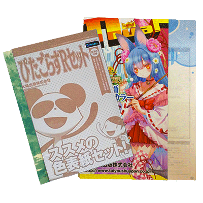 チラ見せ表紙加工／同人誌印刷／大陽出版